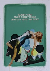 Happy Ending (Green) by The Connor Brothers - Hand Coloured Edition sized 12x16 inches. Available from Whitewall Galleries