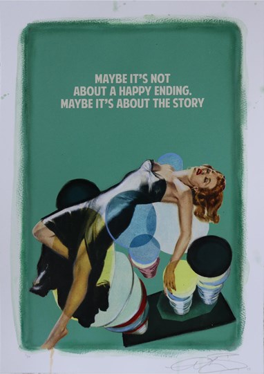 Happy Ending (Green) by The Connor Brothers - Hand Coloured Edition
